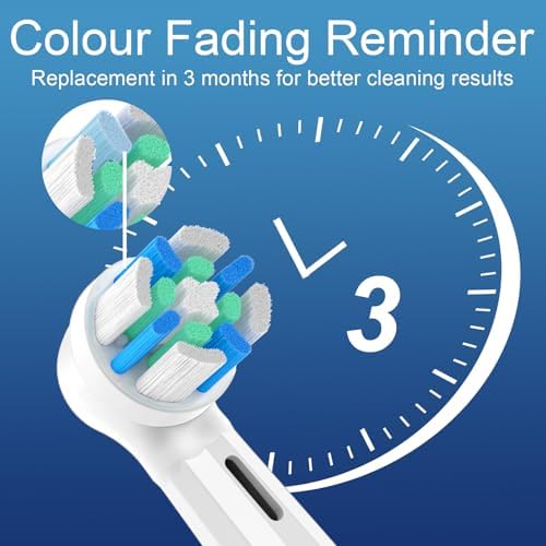 10 Pack IO Replacement Heads Compatible with Oral B iO 2/3/4/5/6/7/8/9/10 Series Electric Toothbrush, Brush Heads Compatible with Oral B iO for Gentle Dental Care (White)