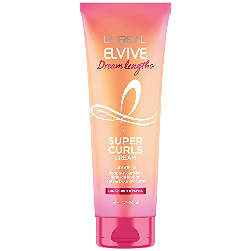 L’Oréal Paris Elvive Dream Lengths Super Curls Cream Leave-In, 5.1 Ounce
